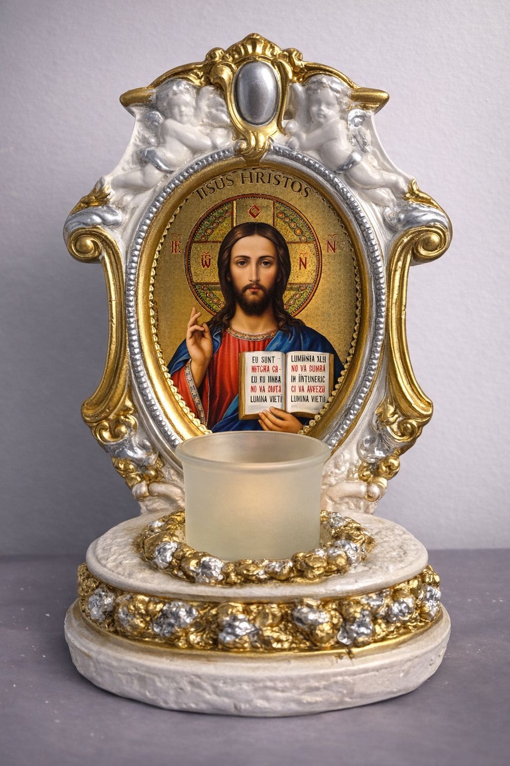 Candela cu Iisus Hristos