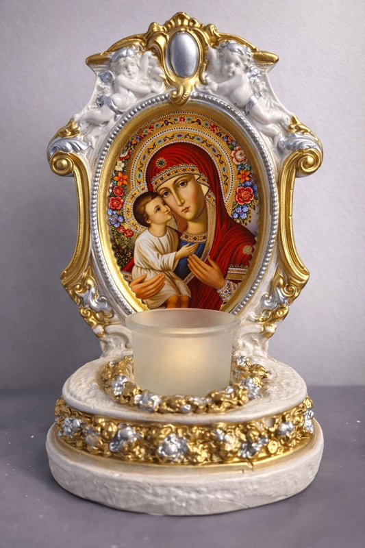 Candela cu Maica Domnului alaturi de Pruncul Iisus