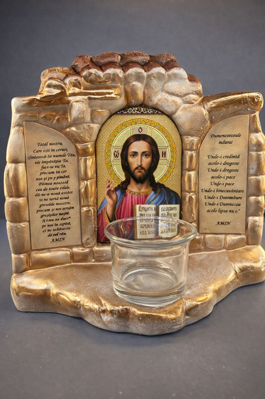 Candelă Cu Iisus Hristos Pantocrator